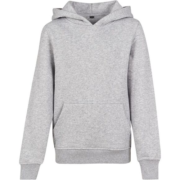 Build Your Brand Childrens/Kids Hoodie / Heather Gray